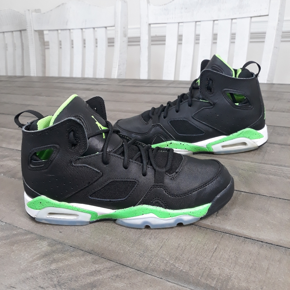 Nike Air Jordan Flight Club 91 Green Strike Sz 6.5